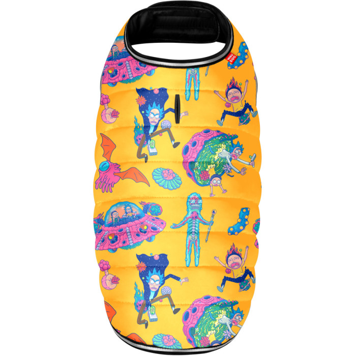 Курточка-накидка для собак WAUDOG Clothes, рисунок "Год и Морти 3", XL, А 47 см, B 68-80 см, С 42-52 см