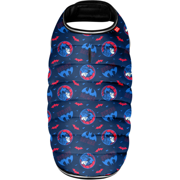 Курточка-накидка для собак WAUDOG Clothes, рисунок "Бэтмен красно-голубой", S, А 32 см, B 41-51 см, С 25-35 см