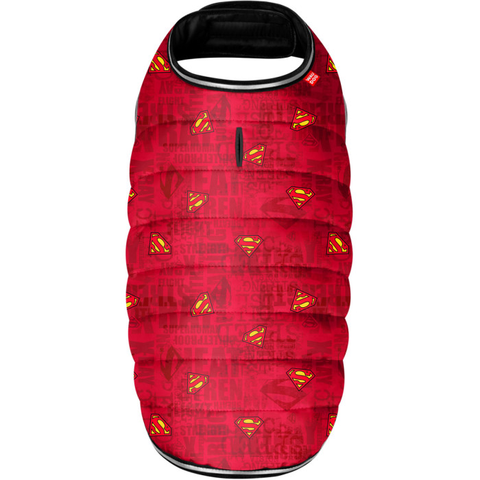 Курточка-накидка для собак WAUDOG Clothes, рисунок "Супермен красный", L, А 41 см, B 58-70 см, С 42-52 см