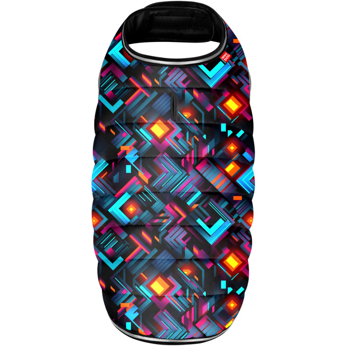 Курточка-накидка для собак WAUDOG Clothes, рисунок "Бесконечные миры", XXS, А 23 см, B 29-36 см, С 14-20 см