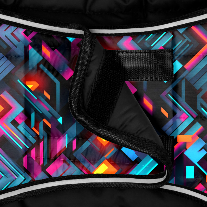 Курточка-накидка для собак WAUDOG Clothes, рисунок "Бесконечные миры", XXS, А 23 см, B 29-36 см, С 14-20 см