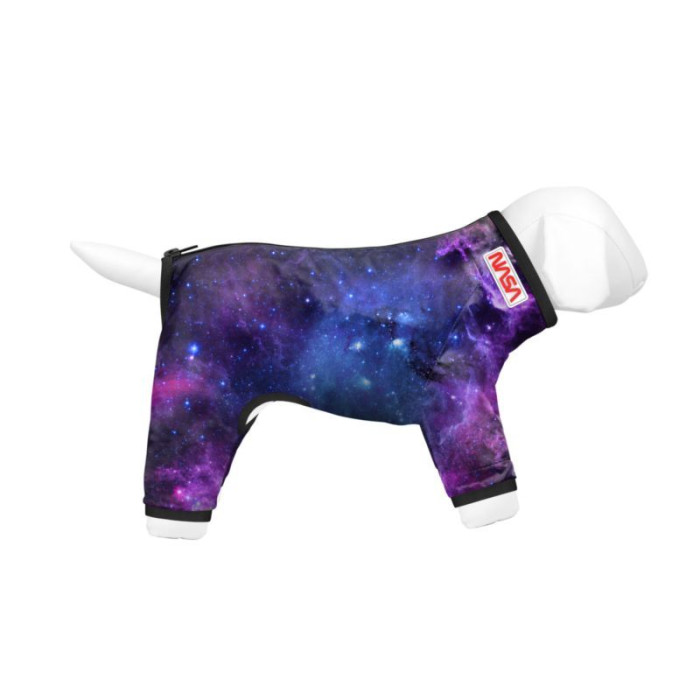 Дождевик для собак WAUDOG Clothes с рисунком "NASA21" XS30 27-30см 43-45см