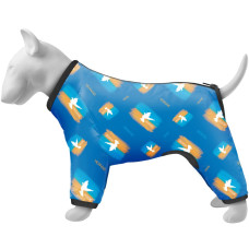 Дождевик для собак WAUDOG Clothes рисунок "Флаг", XS22, В 30-34 см, С 19-21 см