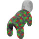 Комбинезон для собак WAUDOG Clothes рисунок "Калина", S30, В 57-59 см, С 40-43 см