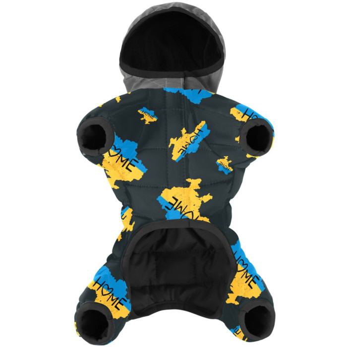 Комбинезон для собак WAUDOG Clothes рисунок "Дом", XS22, В 29-31 см, С 19-21 см