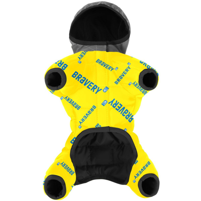 Комбинезон для собак WAUDOG Clothes рисунок "Смелость", L55, В 77-79 см, С 47-50 см