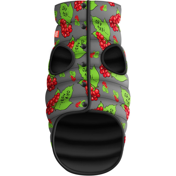Курточка для собак WAUDOG Clothes малюнок "Калина", S30, 57-59 см, 46-50 см