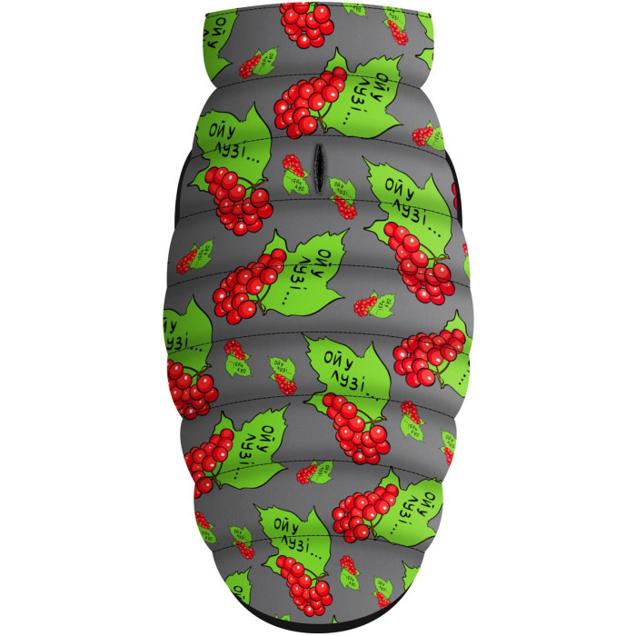 Курточка для собак WAUDOG Clothes малюнок "Калина", S30, 57-59 см, 46-50 см