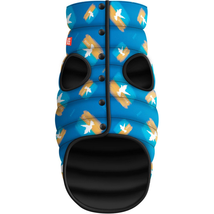 Курточка для собак WAUDOG Clothes малюнок "Прапор", S30, 57-59 см, З 46-50 см