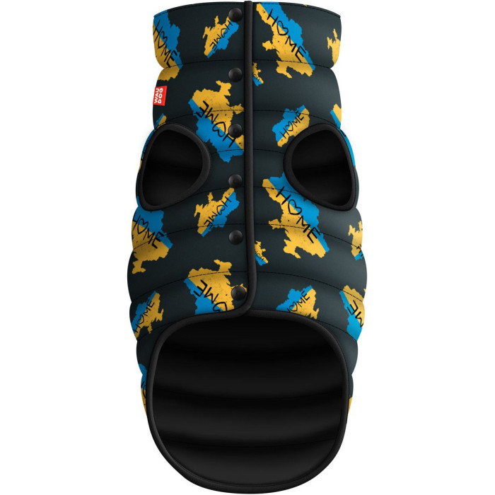 Курточка для собак WAUDOG Clothes рисунок "Дом", S30, В 57-59 см, С 46-50 см
