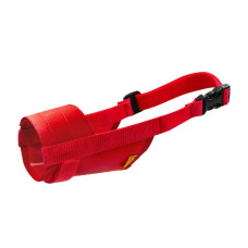 Намордник нейлоновий "Dog Extremе" регульований №2 (А:19-26см) (вівчарка, доберман, далматин, лабрадор), червоний