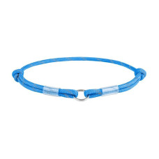 Шнурок для адресника з паракорду WAUDOG Smart ID, світловідбиваючий, синій S 25-45 см