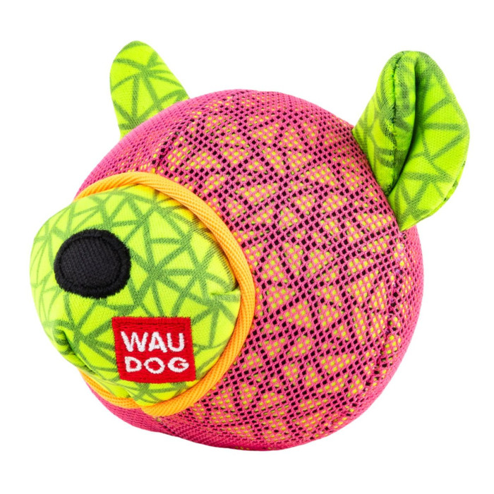 Игрушка для собак WAUDOG Fun,"Мишка", 12 см, 11см, розовый
