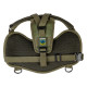 Шлея для службових собак WAUDOG PRO, металевий фастекс, хакі, L, 70-100