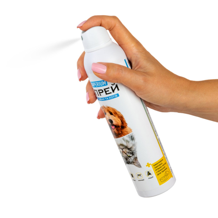 SUPERIUM противопаразитарный спрей для собак и кошек, 300 мл