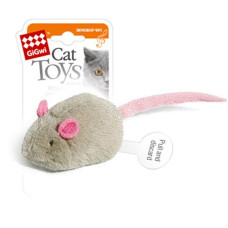 Іграшка для котів Мишка з електронним чіпом GiGwi Melody chaser, штучне хутро, 6 см