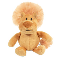 Іграшка для собак Лев з пищалкою GiGwi Plush, плюш, штучне хутро, 10 см