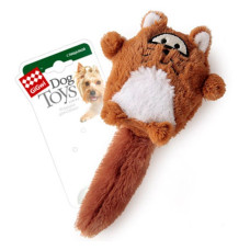 Іграшка для собак Лисиця з великою пищалкою GiGwi Plush, плюш, штучне хутро, 18 см