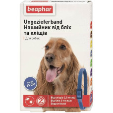 Ошейник от блох и клещей Flea&Tick Collar Beaphar для собак, синий, 65 см 