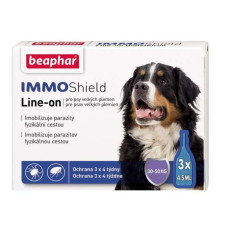 Противопаразитарные капли для собак свыше 30 кг Beaphar IMMO Shield (3 пип.)
