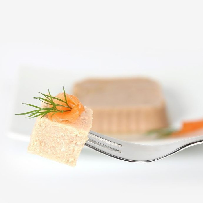 Влажный корм Animonda Vom Feinsten Adult with Chicken, Salmon filet + Spinach с курицей, лососем и шпинатом для кошек, 100 г