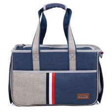 Сумка-переноска для собак и котов DODO 47х20х29см, серо-синяя