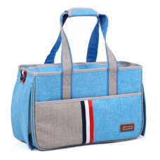 Сумка-переноска для собак и котов DODO 47х20х29см, серо-голубая