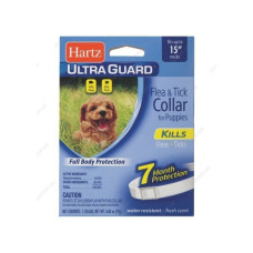 Ошейник для щенков от блох и клещей Ultra Guard Hartz, 38см белый