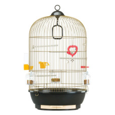 Клетка CAGE DIVA ANTIQUE BRASS для канареек и мелких экзотических птиц 40 x 65 cm
