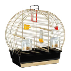Клетка CAGE LUNA 2 ANTIQUE BRASS для маленьких птиц 44,5 x 25 x h 45,5 cm