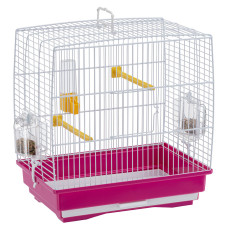 Клетка CAGE REKORD 1 WHITE для мелких птиц 35,5 x 24,7 x h 37 cm