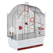 Клетка CAGE VILLA BLACK для канареек и маленьких экзотических птиц 50 x 31 x h 63,5 cm
