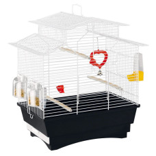 Клітка CAGE PAGODA WHITE для канарок та маленьких екзотичних птахів 47 x 29,5 x h 50 cm