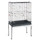 Клітка з підставкою CAGE PLANETA BLACK для канарок, хвилястих папужок та інших дрібних птахів 99,5 x 53 x h 171,5 cm