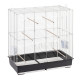 Клетка для попугаев и корелл CAGE SONIA XL GREY 99,5 x 53 x h 108 cm