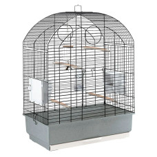 Клетка CAGE VIOLA BLACK  W/O STAND для волнистых попугаев и австралийских попугаев корелла 59 x 33 x h 80 cm