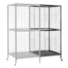 Модуль расширения для клетки HARMONY PAPPAGALLI NERA GABBIA, 77,5 x 76 x h 181,5 cm