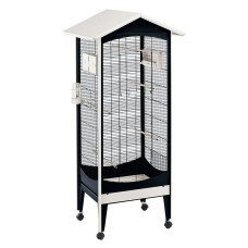 Вольер для канареек и маленьких птиц AVIARY BRIO MINI BLACK 73,5 x 60,5 x h 160 cm