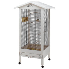 Деревянный вольер HEMMY WOODEN AVIARY для канареек и маленьких птиц 84,5 x 65,5 x h 165 cm
