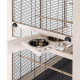 Широкий вольер WILMA LARGE WOODEN AVIARY для канареек, попугаев и мелких попугаев 131,5 x 67 x h 153 cm