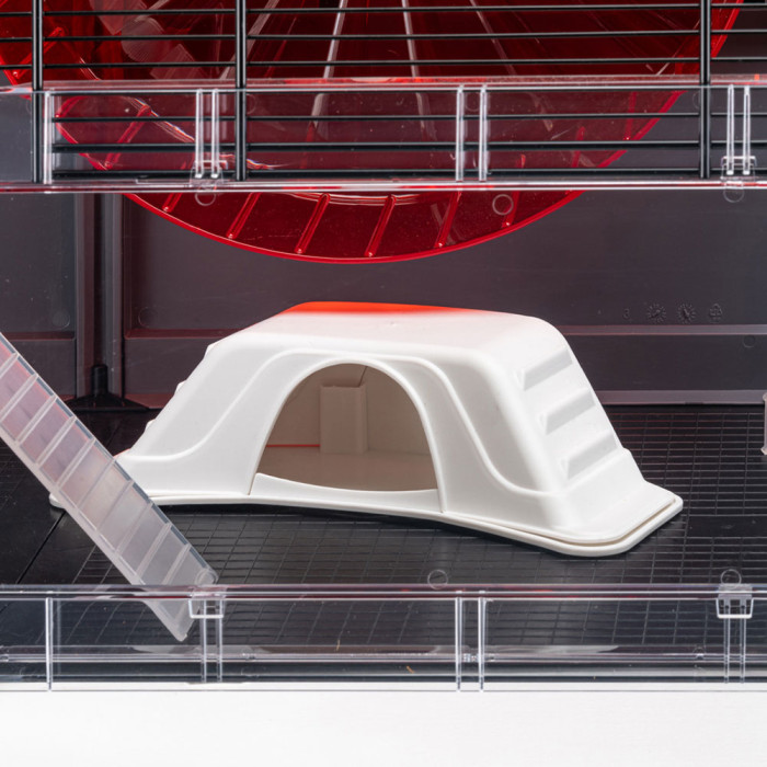 Клетка с аксессуарами для хомяков и мышей CAGE MULTIPLA HAMSTER LARGE BLACK 107,5 х 37,5 х 42 см