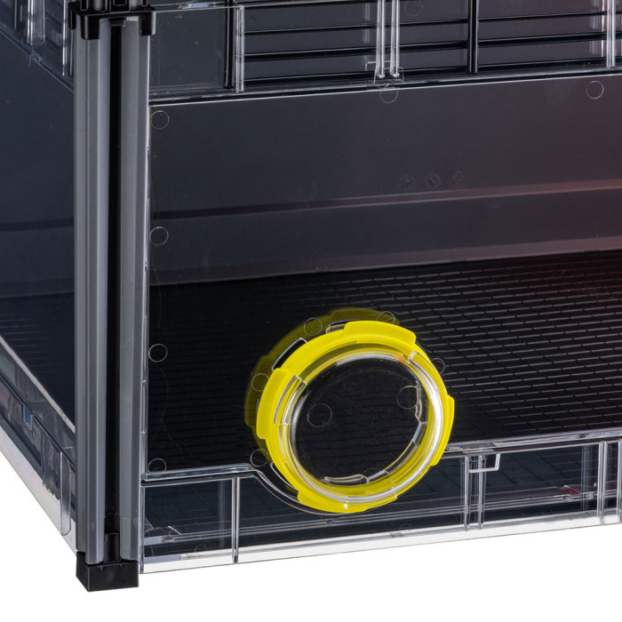 Клетка с аксессуарами для хомяков и мышей CAGE MULTIPLA HAMSTER LARGE BLACK 107,5 х 37,5 х 42 см