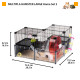 Клетка с аксессуарами для хомяков и мышей CAGE MULTIPLA HAMSTER LARGE BLACK 107,5 х 37,5 х 42 см