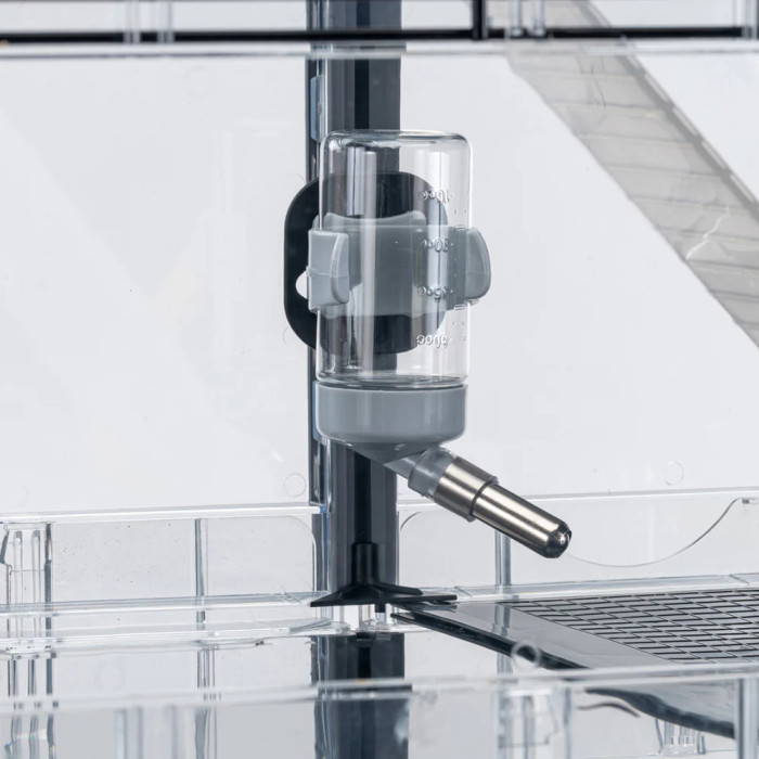 Многоярусная клетка MULTIPLA HAMSTER CRYSTAL для хомяков и мышей с аксессуарами, 72,5 x 37,5 x h 62 cm