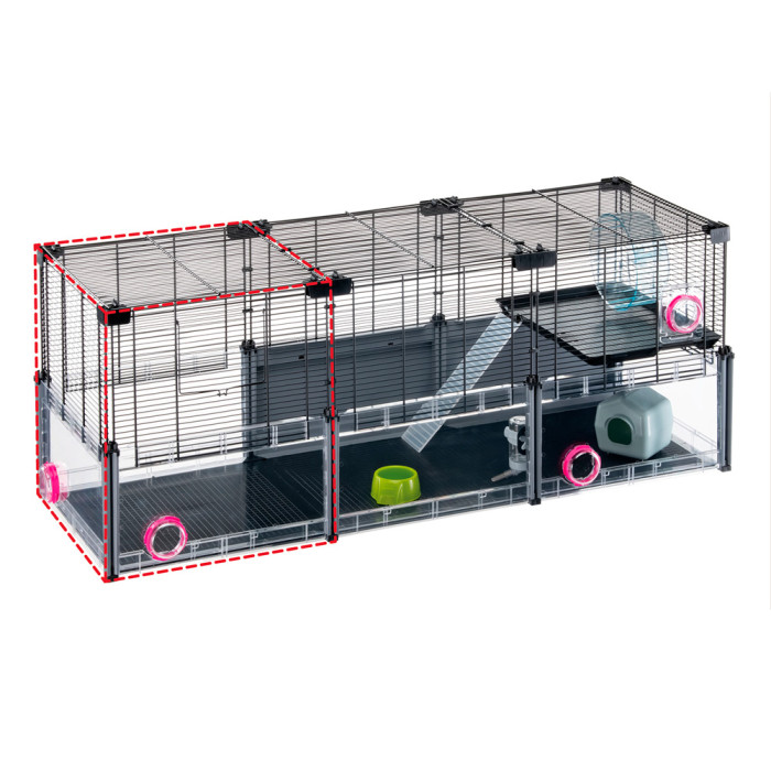 Дополнительный модуль для клетки MULTIPLA HAMSTER BASE EXTENSION 37,5 x 37,5 x h 41 см