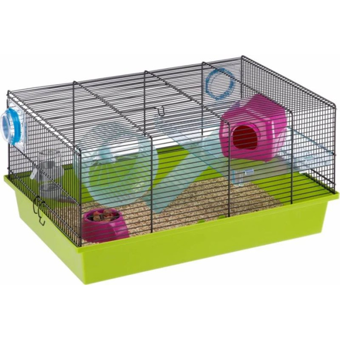 Клетка для хомяков CAGE MILOS MEDIUM BLACK 50 x 35 x h 25 cm