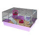Клетка для хомяков CAGE MILOS MEDIUM BLACK 50 x 35 x h 25 cm