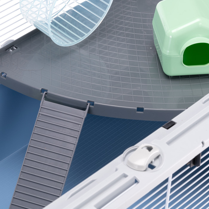 Клітка для хом'яків CAGE CRICETI 15 WHITE з дахом, що відкривається 78 x 48 x h 39 cm