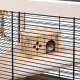 Деревянная клетка для хомяков и мышей CAGE HAMSTERVILLE BLACK 60 x 34 x h 49 cm