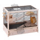 Деревянная клетка для хомяков и мышей CAGE HAMSTERVILLE BLACK 60 x 34 x h 49 cm